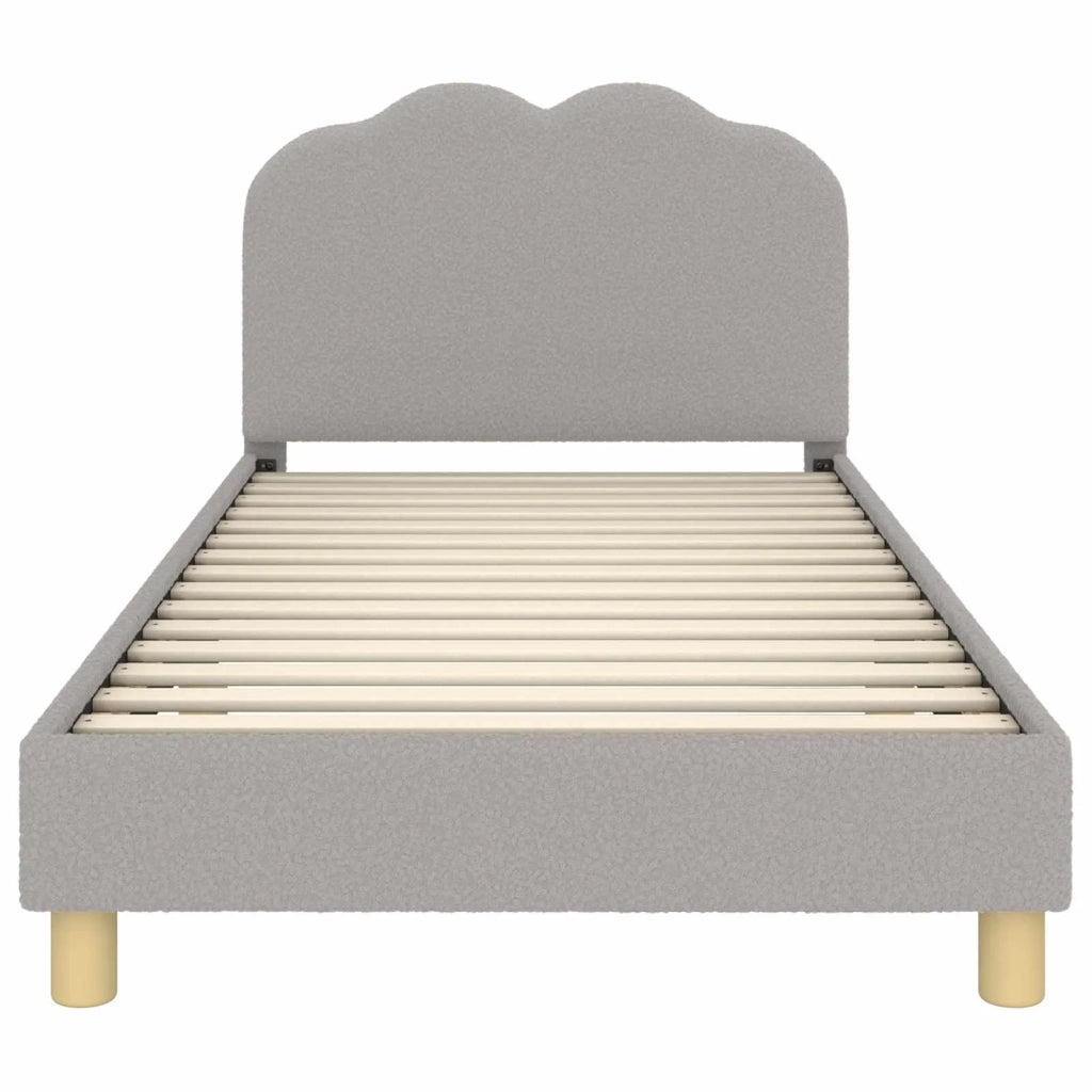 Struttura letto bambini con testata Grigio chiaro 90 x 200 cm 42010978