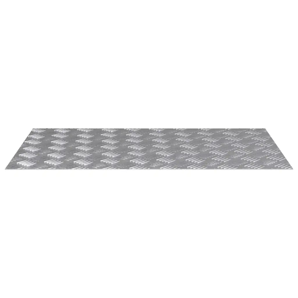 Gradini per Scale 4 pz | Tappetini per scale autoadesivi Argento 80 x 50 cm Alluminio