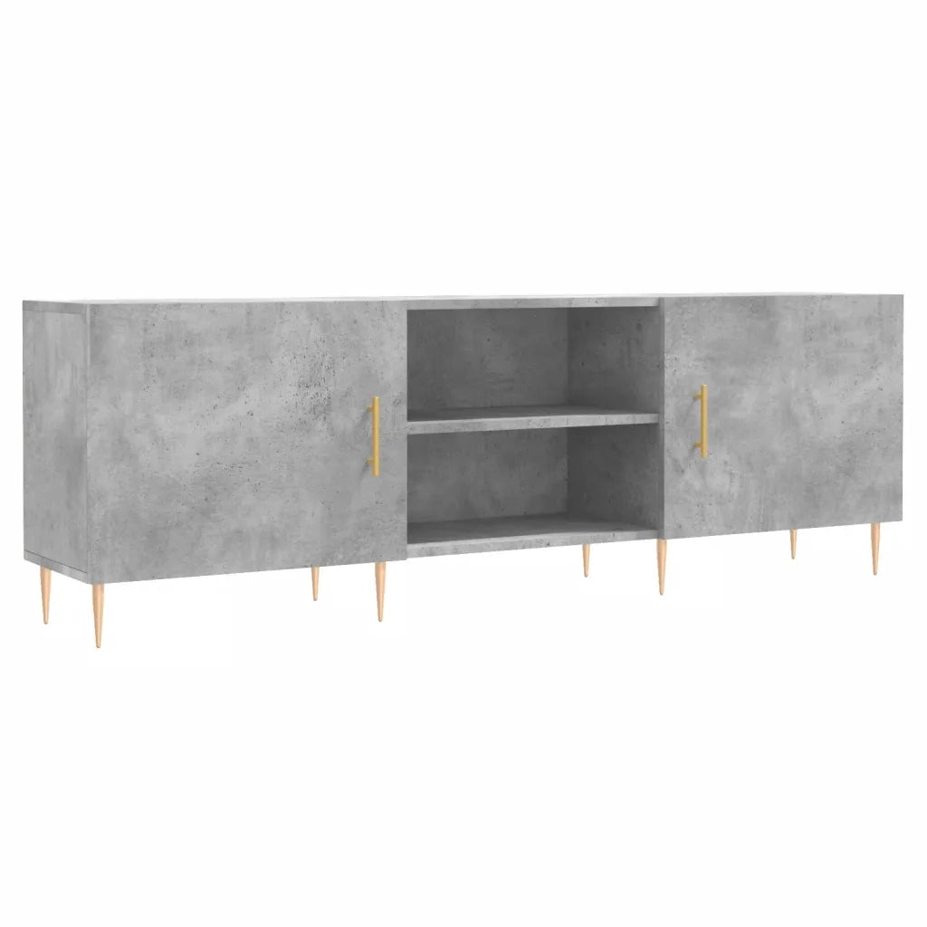 Mobile TV | Armadietto TV | Mobile Porta TV Grigio Cemento 150x30x50cm in Legno Multistrato