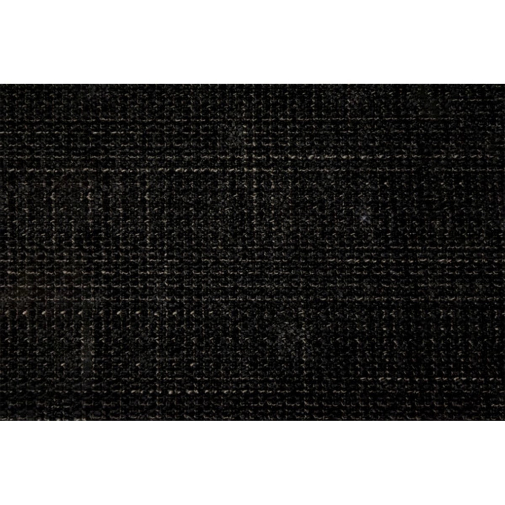 Testiera in tessuto natté nero imbottita L90 cm
