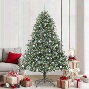 Albero di Natale artificiale con 300 LED Verde 210 cm 3395248