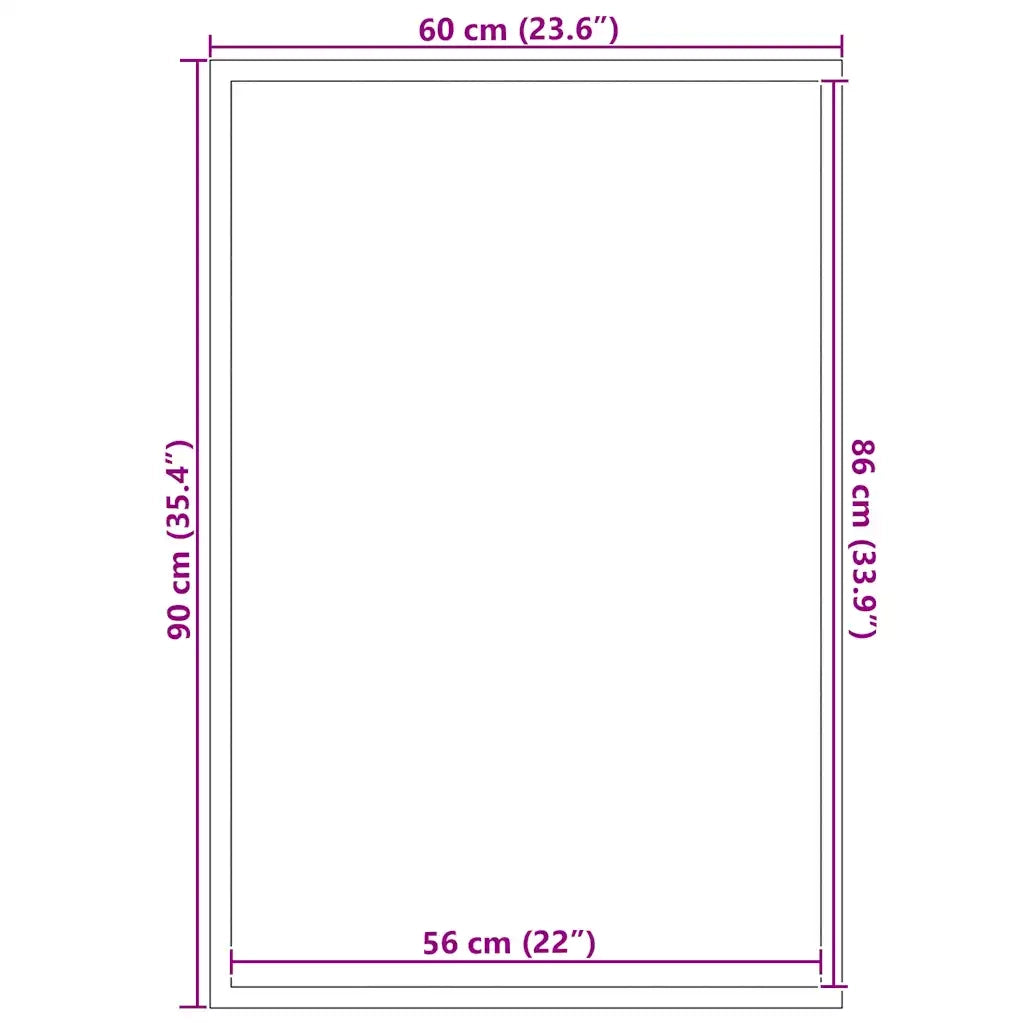 Zerbino | Tappetino Marrone 60x90 cm