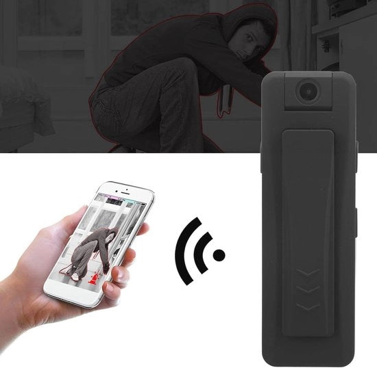Camera HD 1080P Portatile con Clip di Supporto | Ideale per Imprese e Allenamento