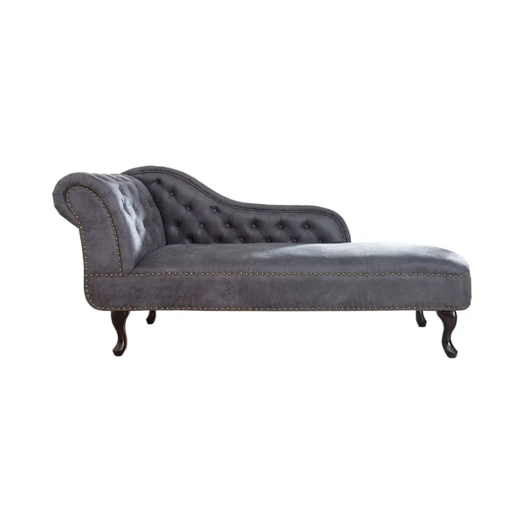 Méridienne EDGAR – Grigio bluastro – Stile barocco