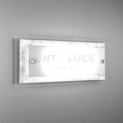 TRAY APPLIQUE GRANDE 2 LUCI FOGLIA ARGENTO 1087-AG-FA