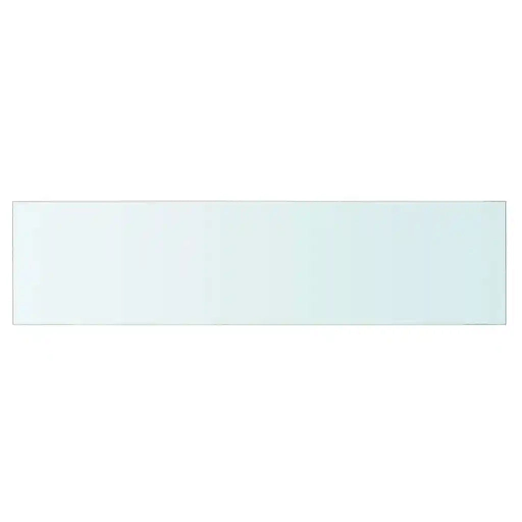 2 pz Mensole | Ripiano | Scaffale in Vetro Trasparente 80x20 cm