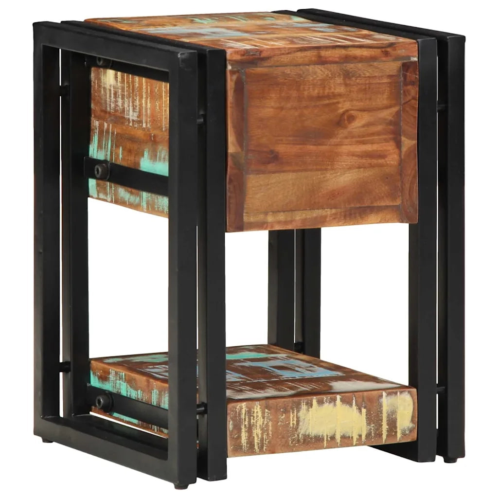 Armadio da Notte con cassetto 2 pcs Multicolore 30 x 30 x 40 cm 4016709
