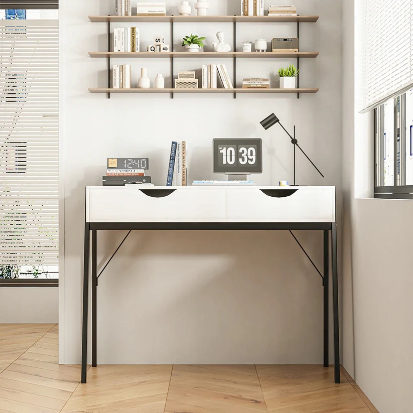 Scrivania Bianca 80x40x90 cm Ideale per Studio o Cameretta