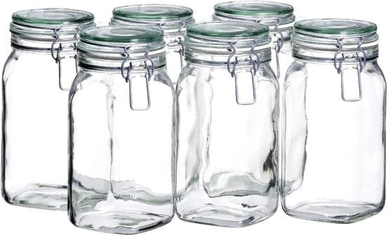 Collezione GOTHIKA Set di 6 bicchieri in vetro con coperchio 1,45 l