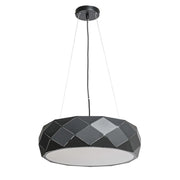 Lampada a sospensione Reus Light Prestige 3xE27 nera