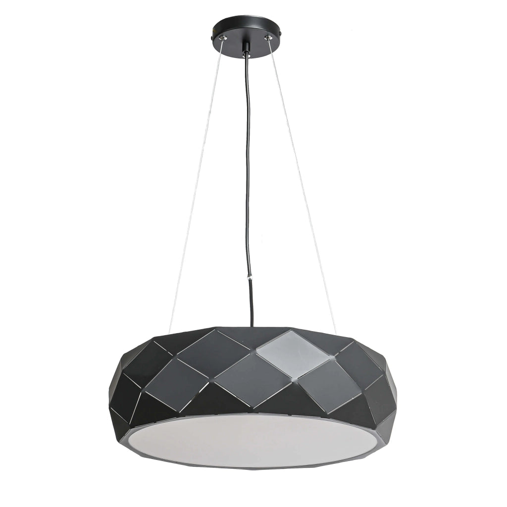 Lampada a sospensione Reus Light Prestige 3xE27 nera