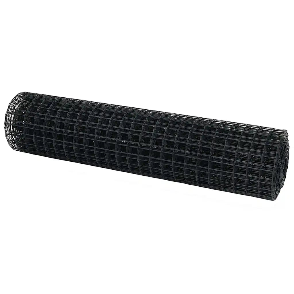 Recinzione Euro Grigio 1 x 25 m Ferro rivestito in PVC 42004517