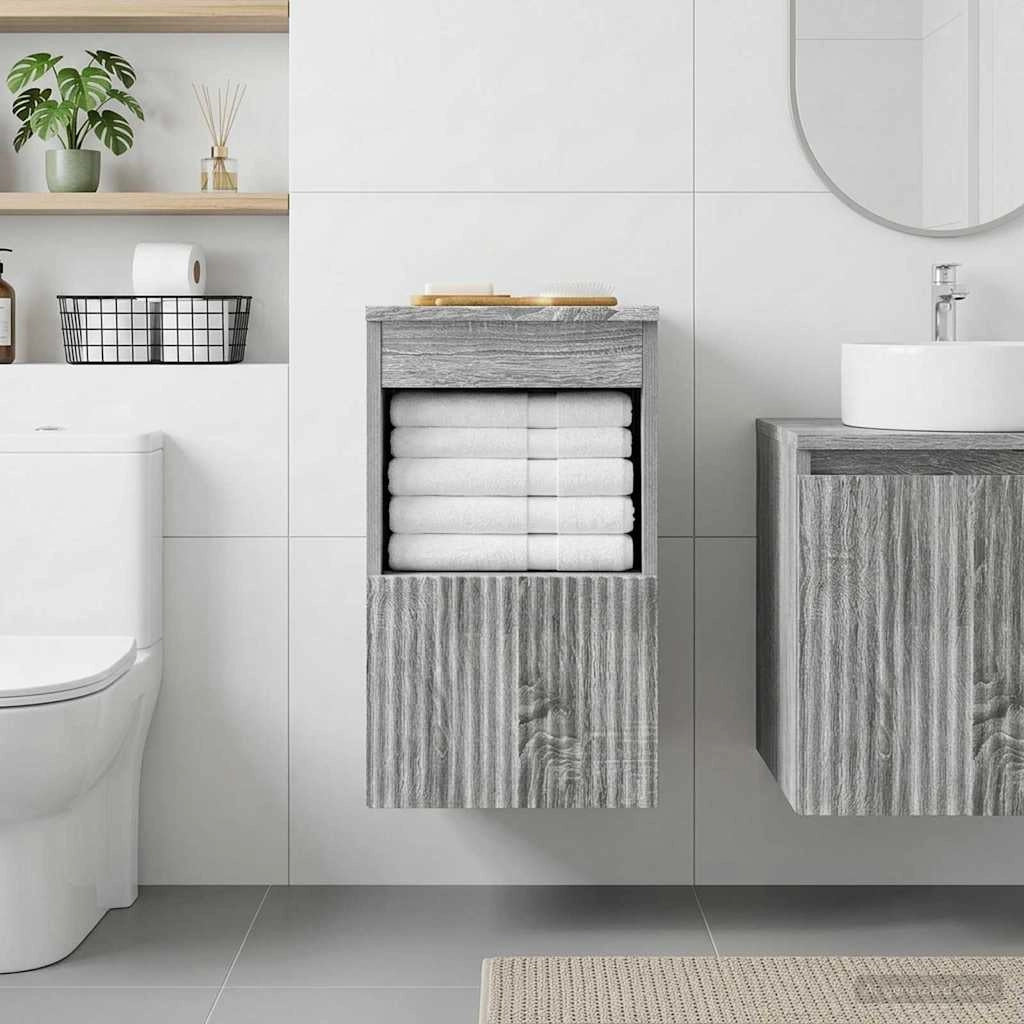 Mobile da Bagno Sonoma grigio 30 x 41 x 50 cm 890498