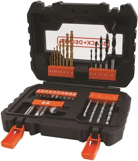 SET 31 PEZZI PER FORARE ED AVVITARE BLACK+DECKER
