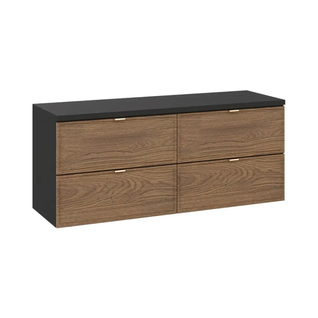 Set da bagno SAVIA: mobile sottolavabo 120cm + piano lavabo