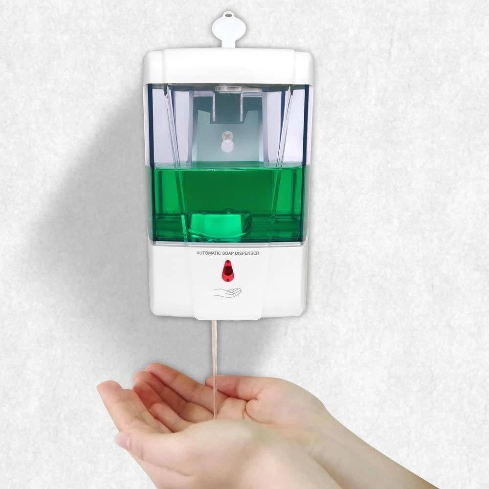 Trade Shop - Stazione Igienizzante Completa Di Colonnina E Dosatore Gel Sapone Automatico -