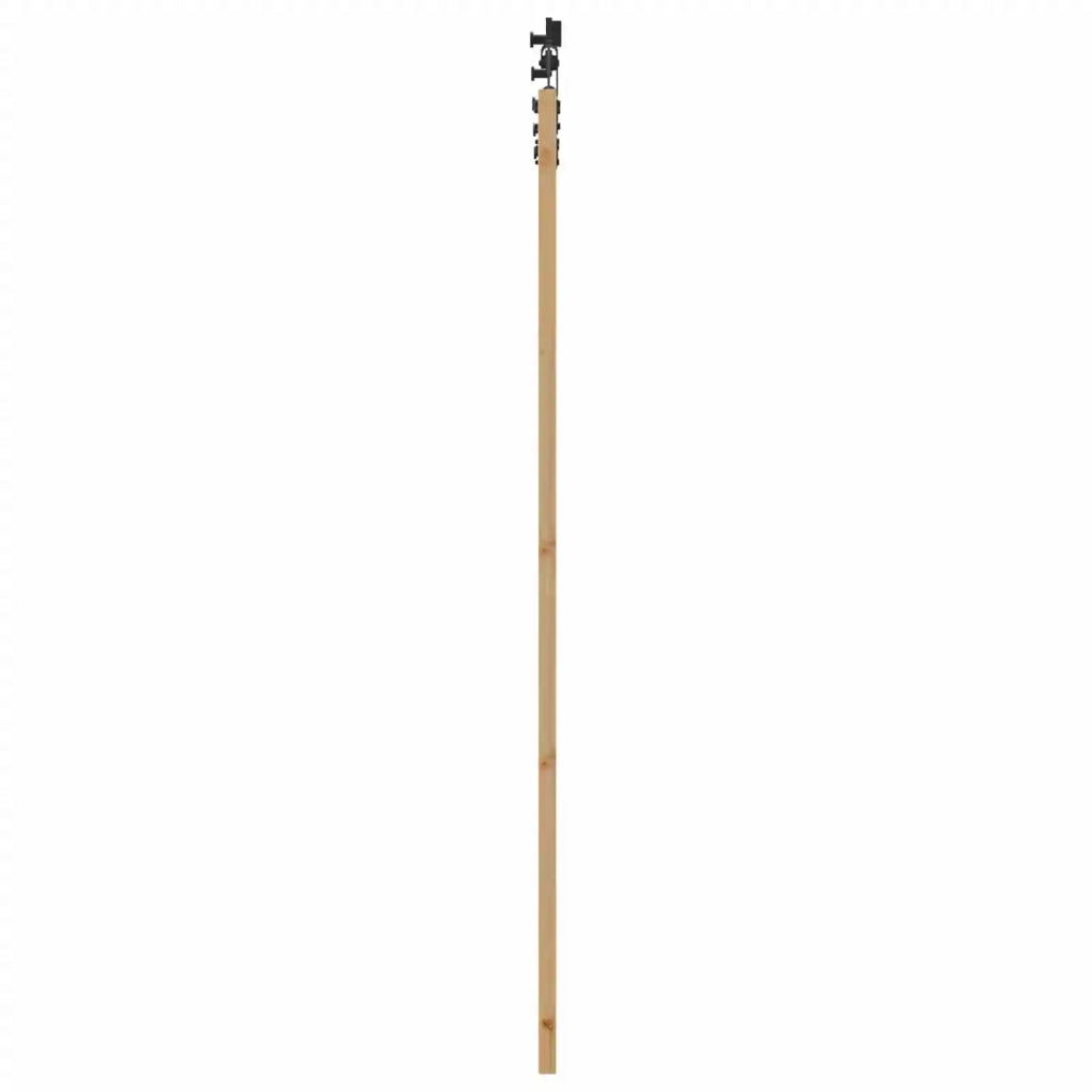 Porta scorrevole Naturale e Nero 86 x 211 cm 3445511