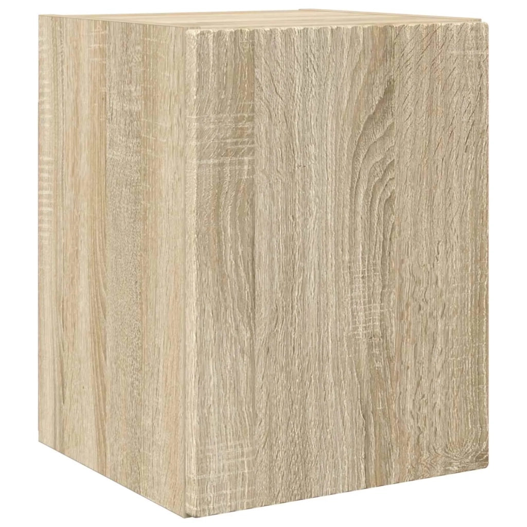 Set mobile TV 4 pz-Credenza per TV Rovere Sonoma Legno multistrato 690543