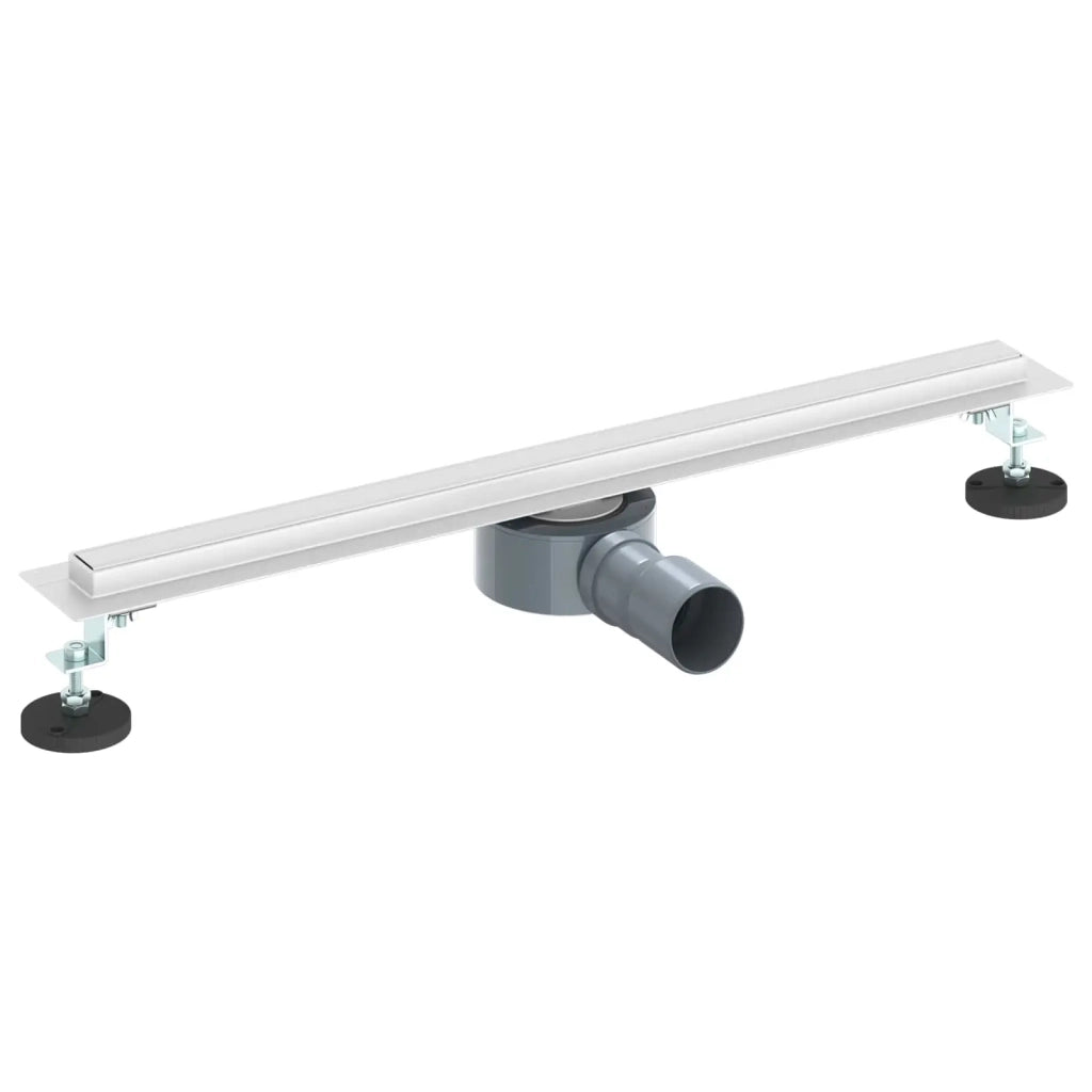 Scolascale per doccia a 360° con modello slim Argento 60 cm 42015986