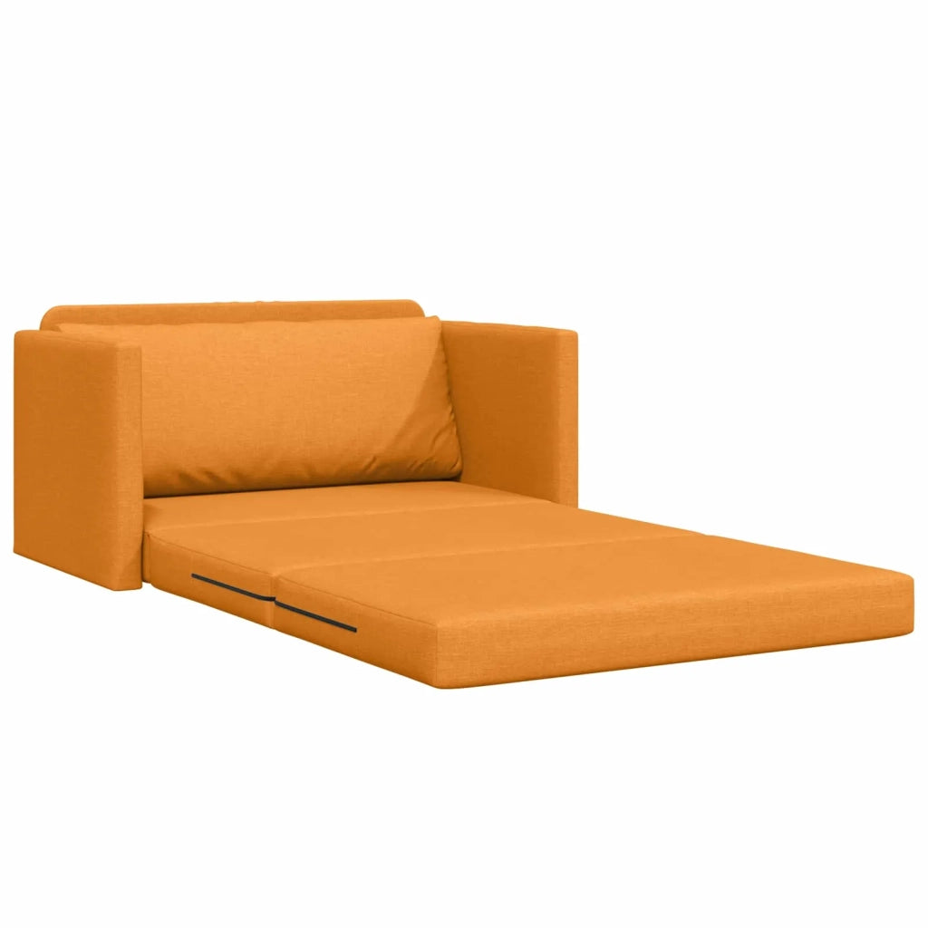 Divano letto | Sof¨¤ letto | Letto singolo 110cm Giallo Scuro Tessuto