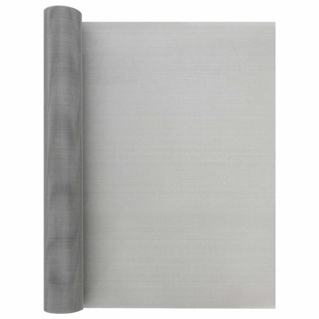 Rete per schermatura 60 x 500 cm 30 Mesh Argento 42039551