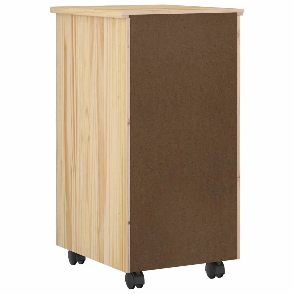 Mobile con Ruote con ruota Marrone 34 x 39 x 65,5 cm 42032392