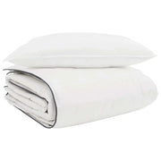Piumone | Duvet Invernale con cuscino 2 pz Bianco Piuma d'anatra