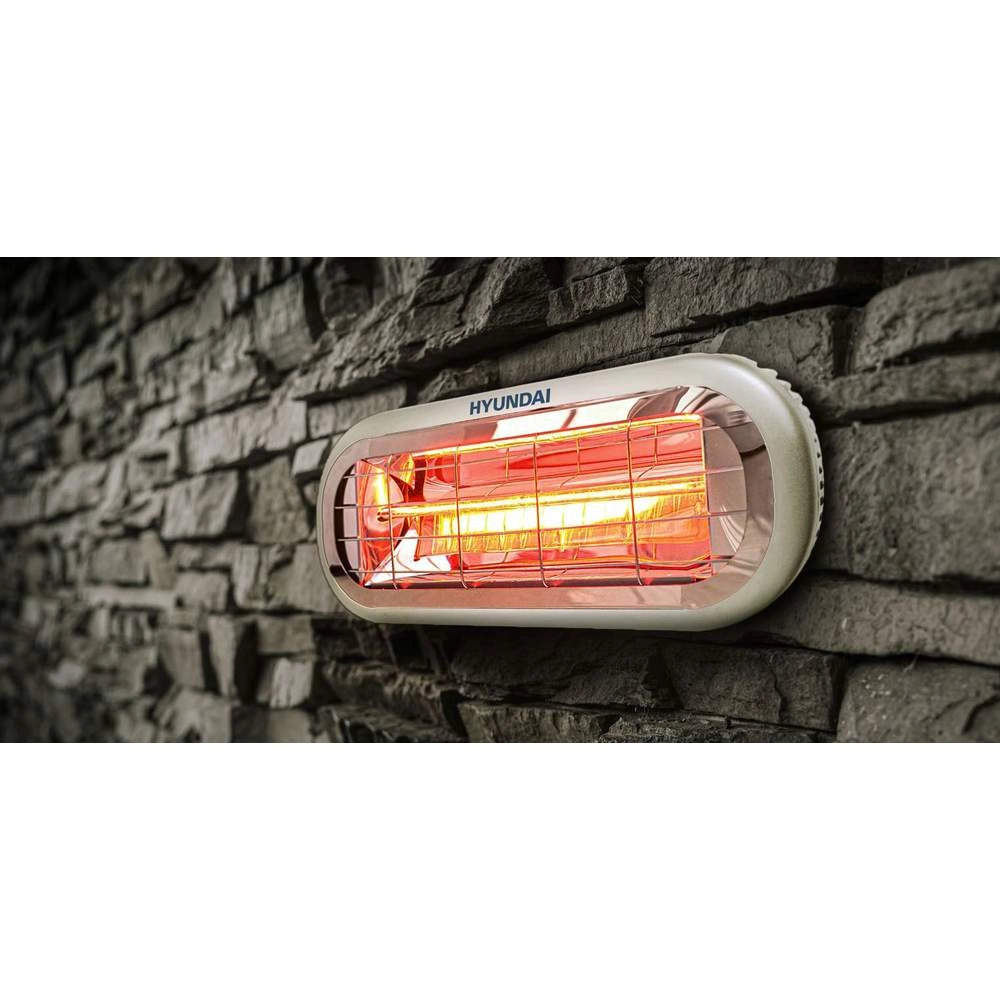 Riscaldatore a Infrarossi Hyundai 2000w White da Esterno
