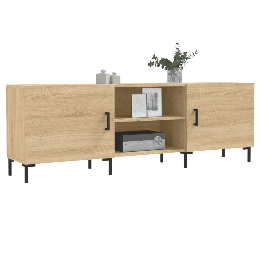 Mobile Porta TV-Credenza per TV Rovere Sonoma 150x30x50 cm in Legno Multistrato