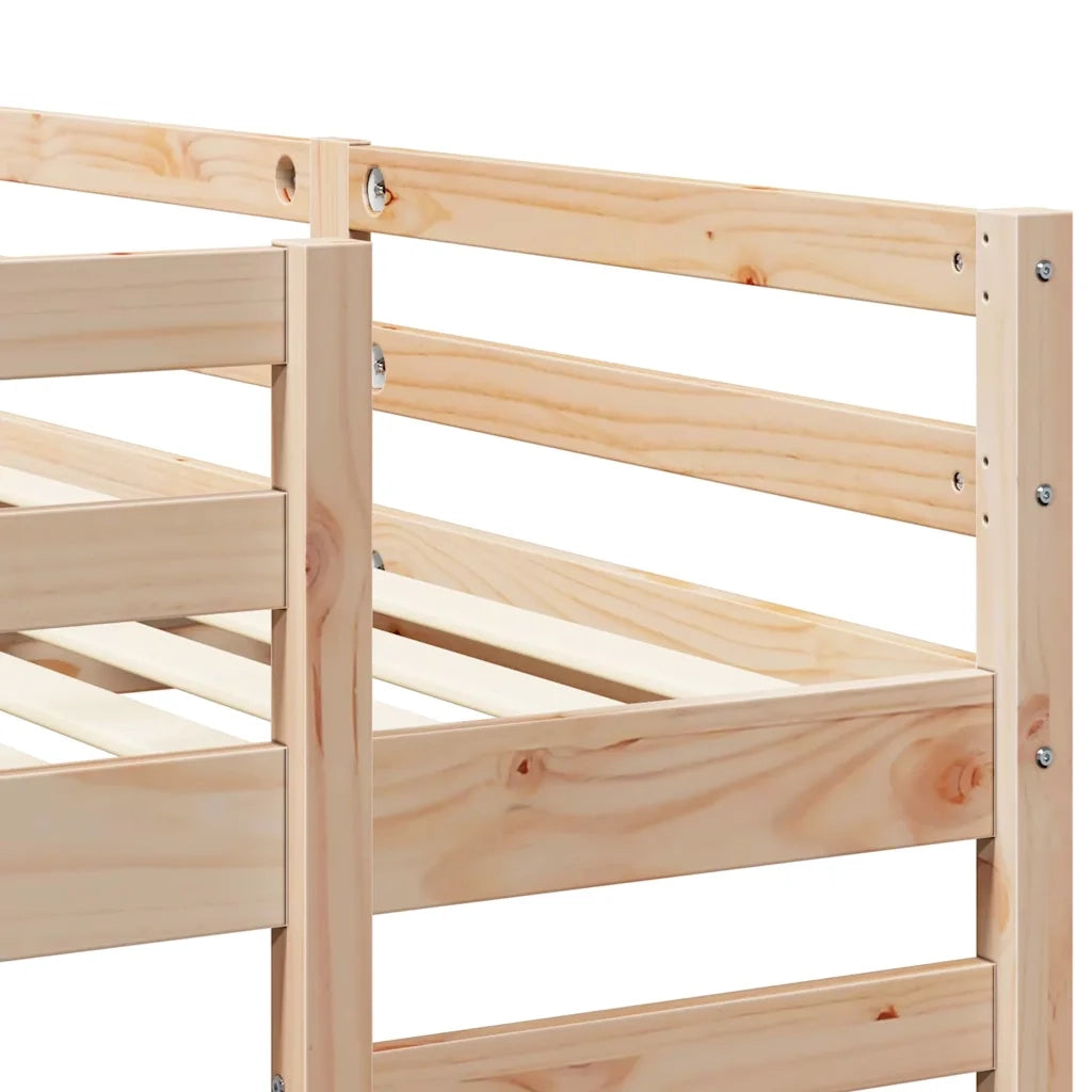 Struttura letto a castello triplo Marrone 160 x 200 cm