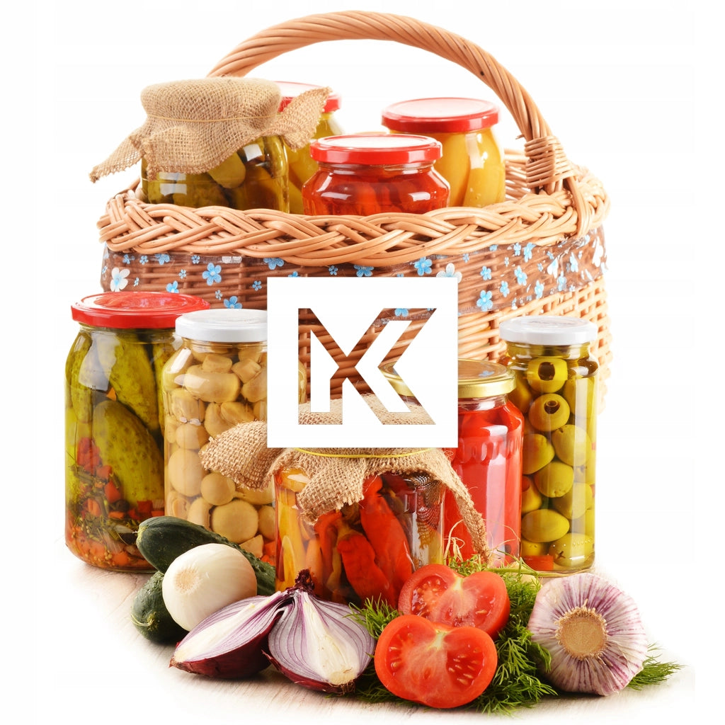 Barattoli per conserve KADAX Lerma 200 ml 10 pezzi 66 mm + coperchi "Cuori"