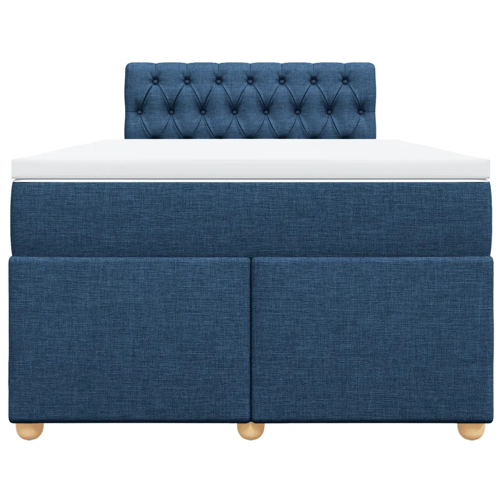 Giroletto a Molle con Materasso Blu 120x200 cm in Tessuto 3288960