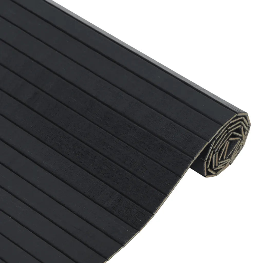 Tappeto Rettangolare Nero 60x300 cm in BambÃ¹
