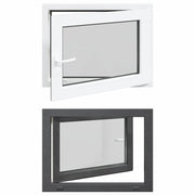 Finestra per Soffitta RISOR 60 x 100 cm PVC e Vetro Antracite CFW1834506