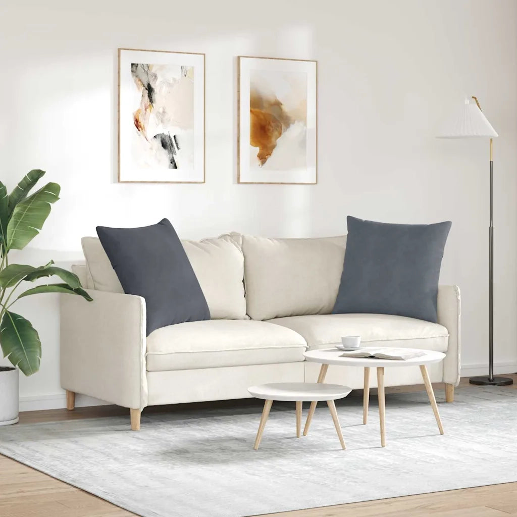 Cuscini da Divano 2 pcs Grigio scuro 80 x 80 cm 42014058