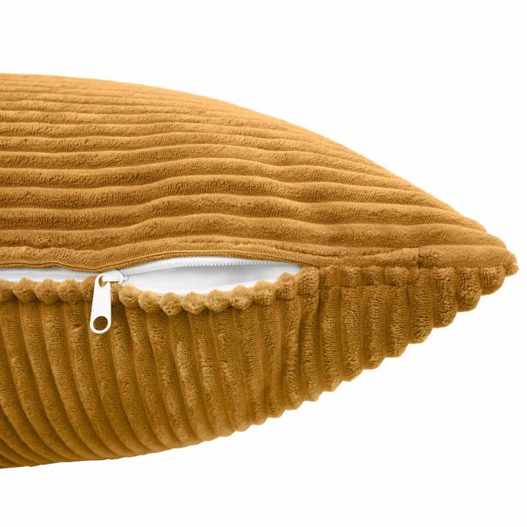 Federa 2 pcs ALMELO Giallo 40 x 80 cm corduroy 914626