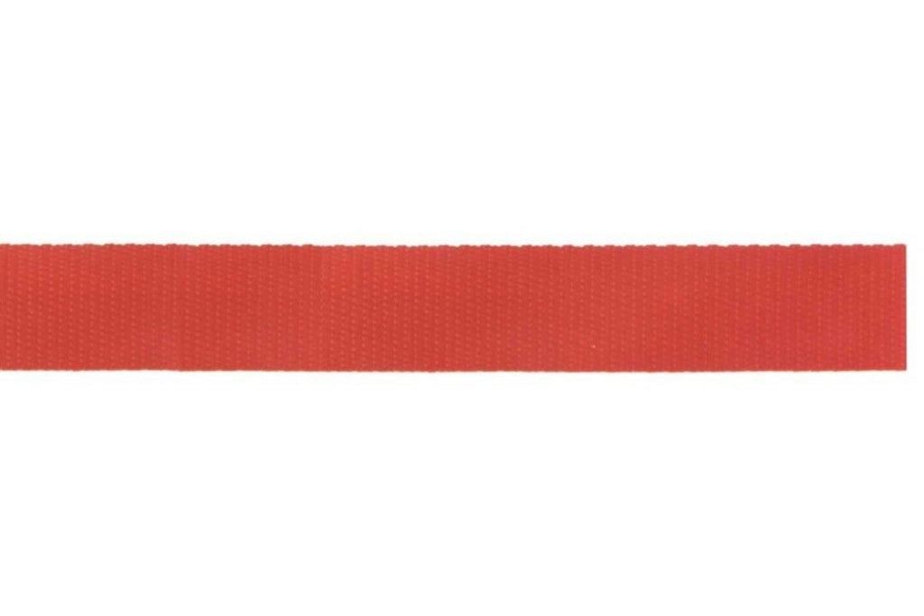 Cinghia In Poliestere Rossa Mm 25 Lunghezza 5 Metri - Masidef