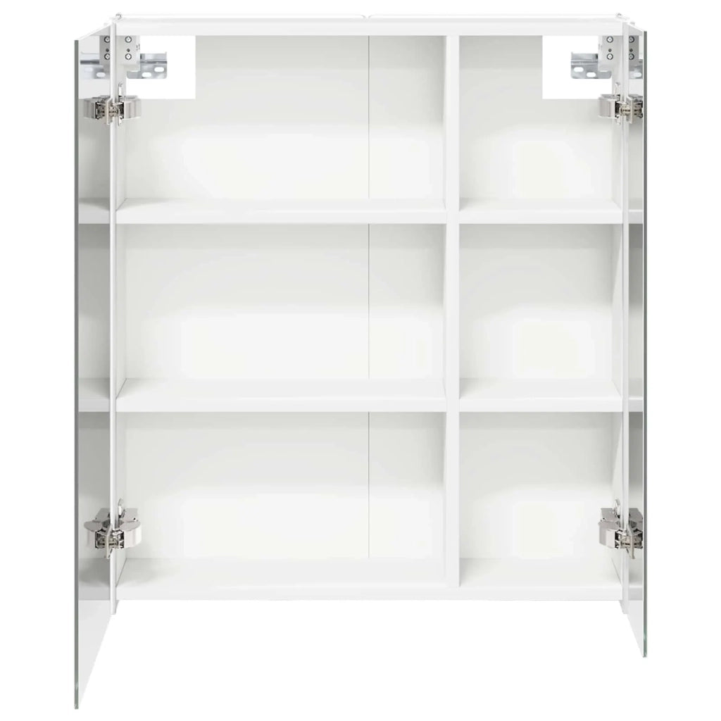 Mobiletto per specchio da bagno Bianco 63,5 x 15,5 x 70 cm 889239