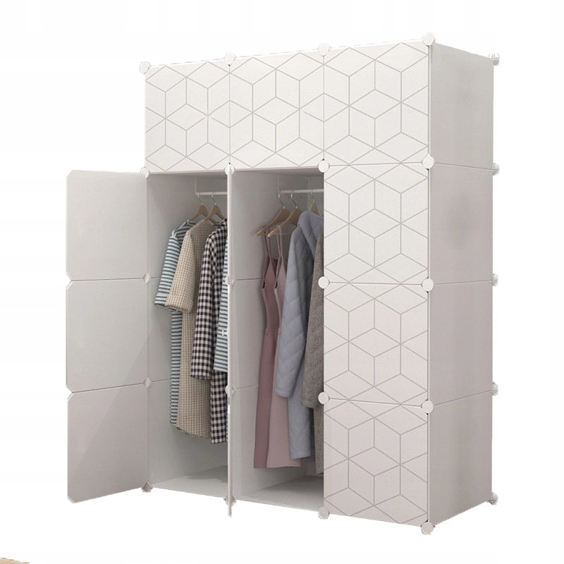 Armadio Componibile 147x110x47 cm Ideale per Ogni Stanza