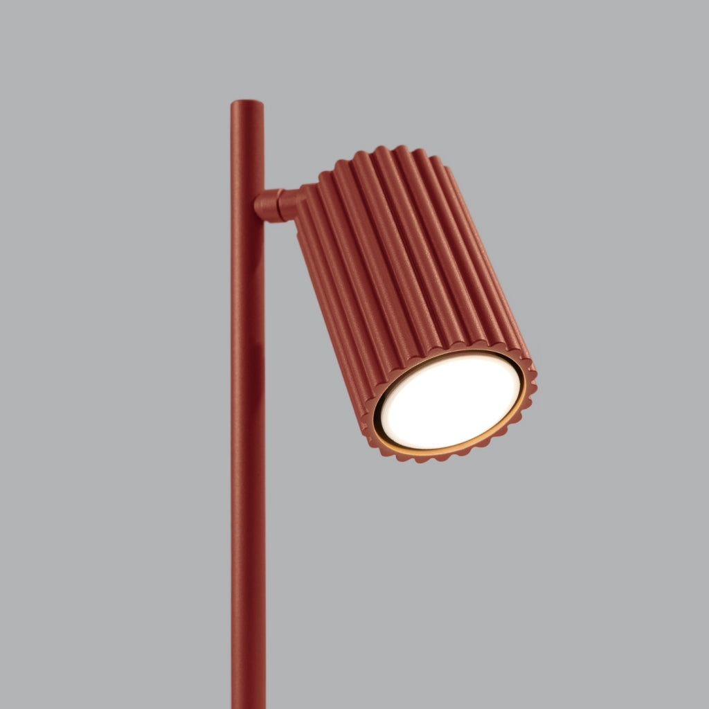 Lampada da tavolo KARBON rosso ocra