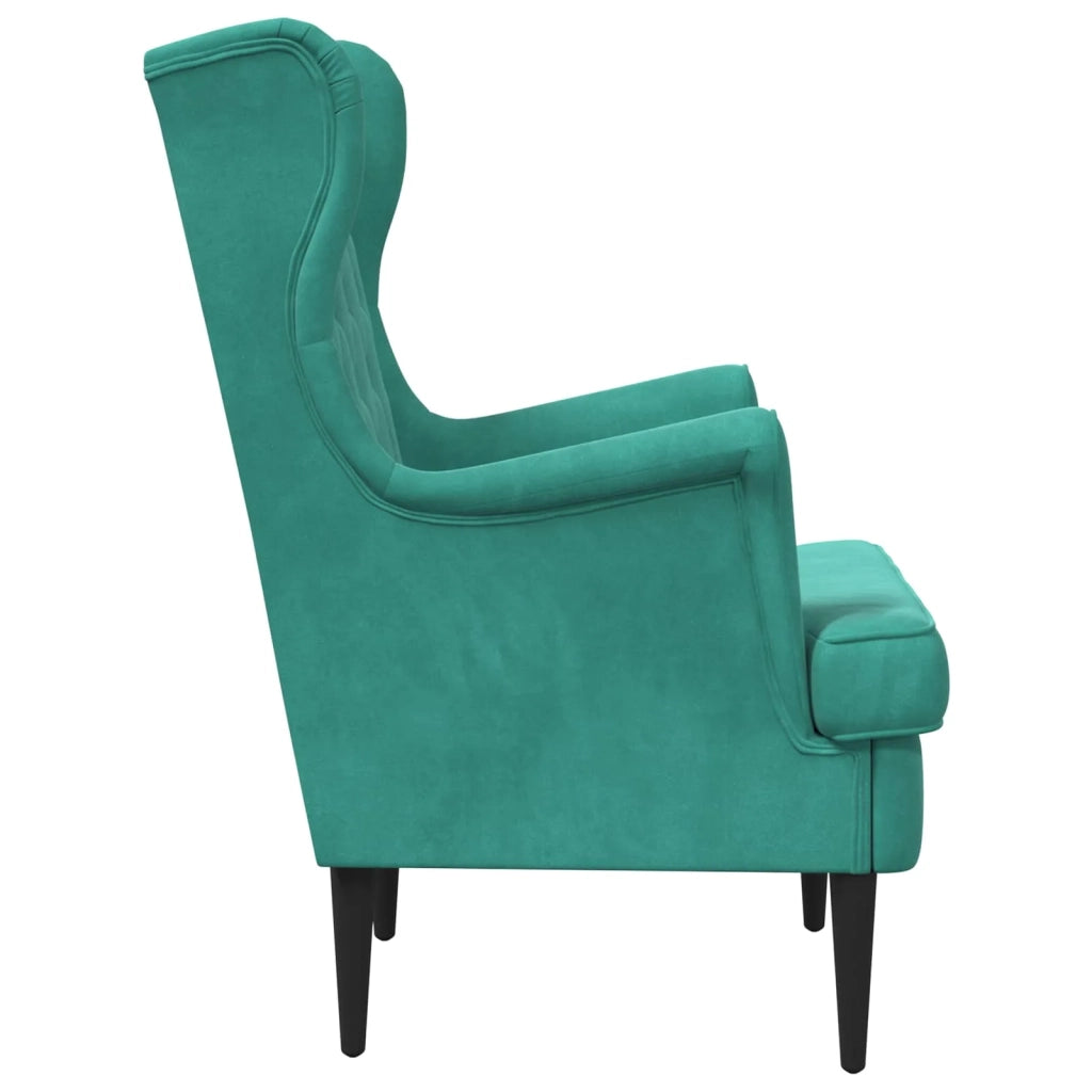 Poltrona Turchese Velluto 42029936