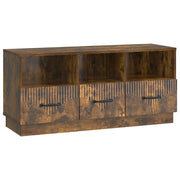Mobile TV-Credenza per TV Rovere Fumo 102 x 34,5 x 47 cm Legno ingegnerizzato 676897
