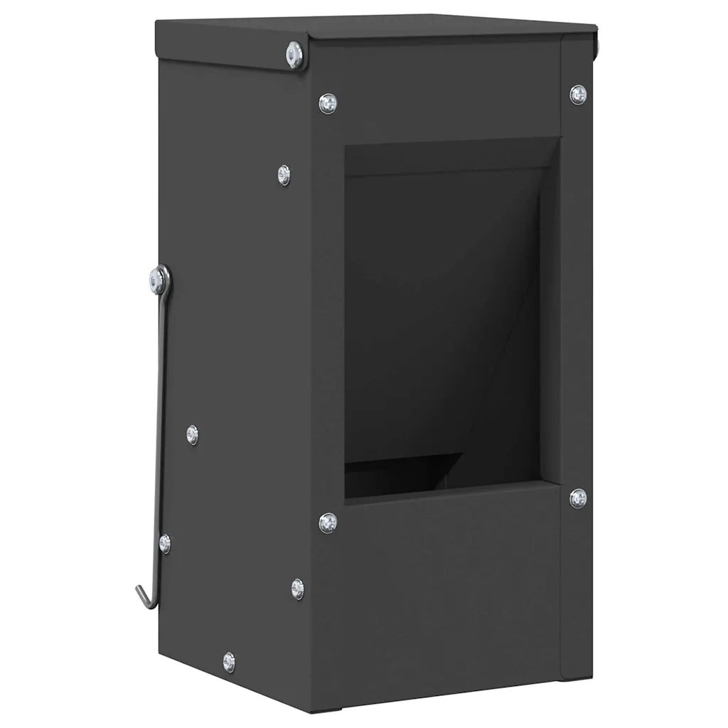 Mangiatore per conigli Nero 12,5 x 12,5 x 25 cm 874585