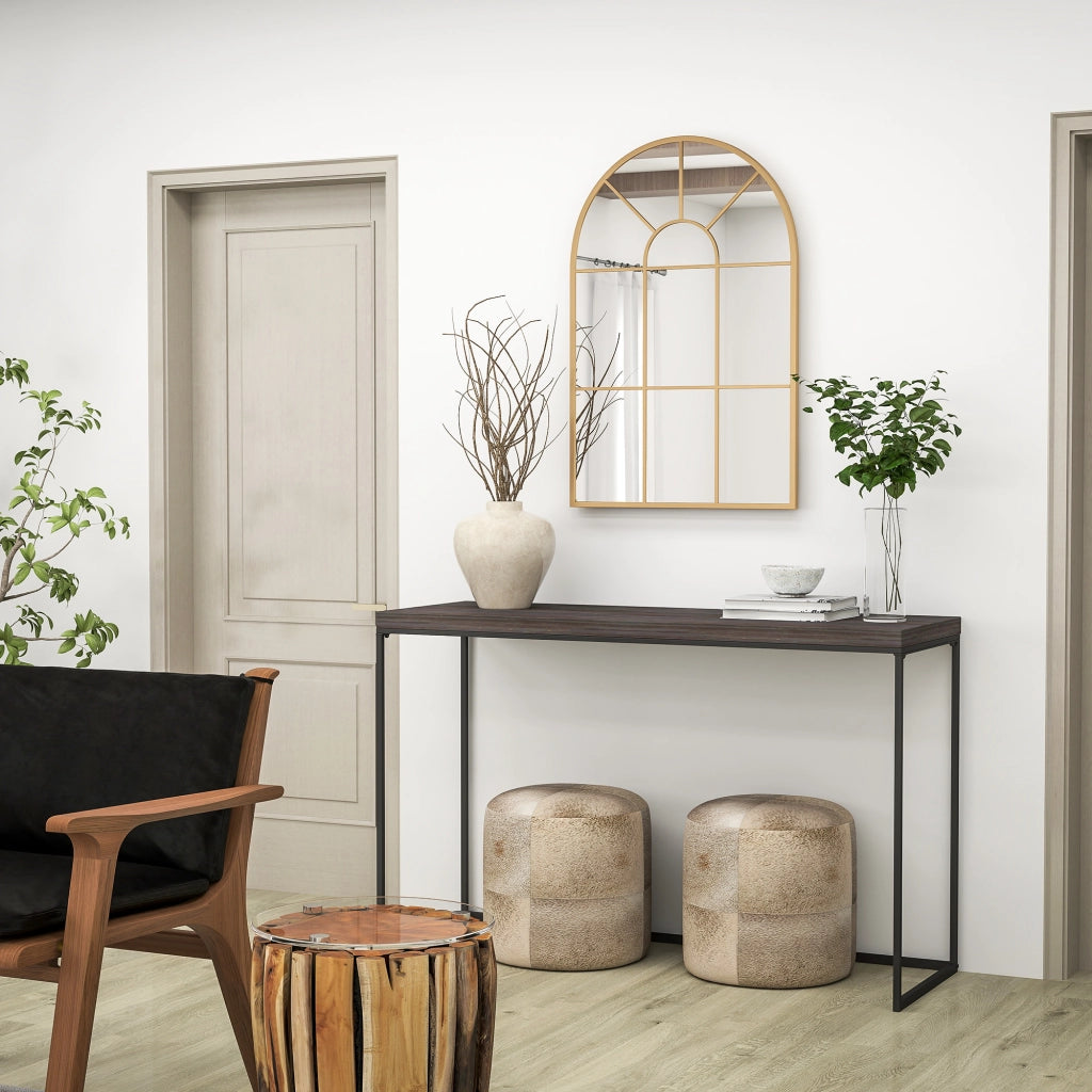 Specchio per Muro Finestra ¨C Minimal ¨C Dorato 91x60 cm
