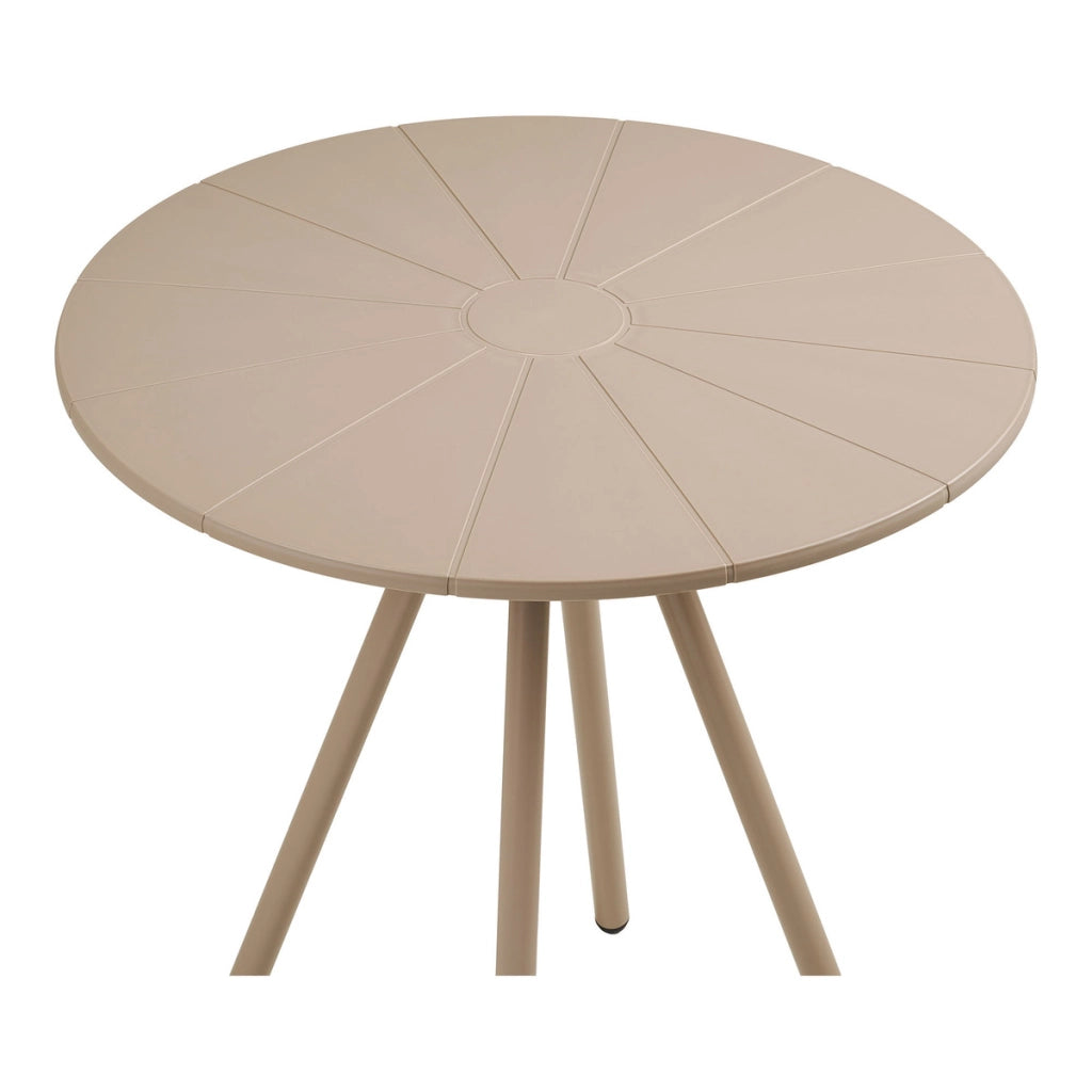 Tavolo Barletta, Marrone, Metallo, 70x70x73,5 cm
