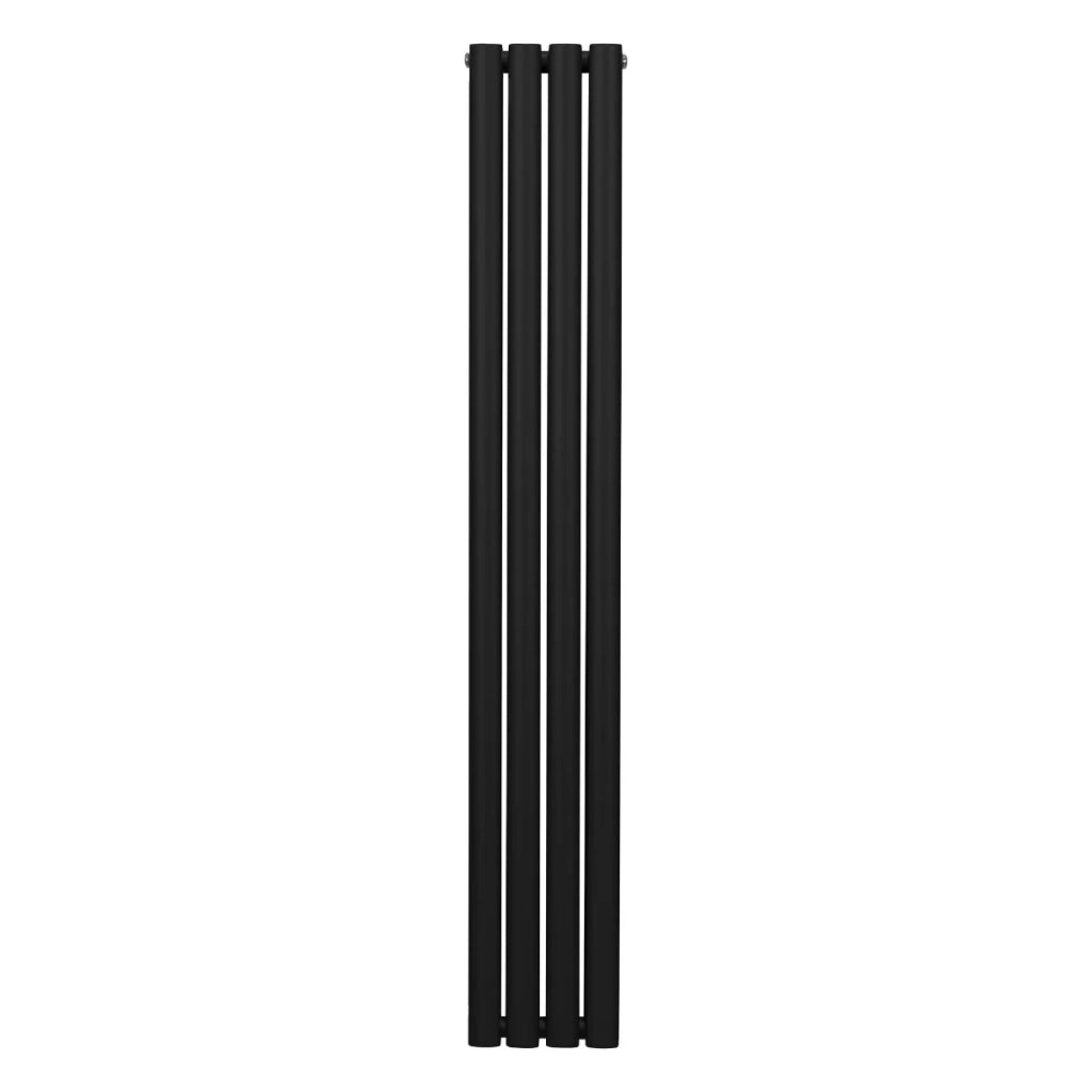Radiatore a colonna ovale - 1600mm x 240mm - Nero