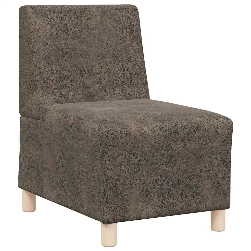 Unità di Divano Modulare Senza Braccioli 2 pcs Grigio scuro 3399790