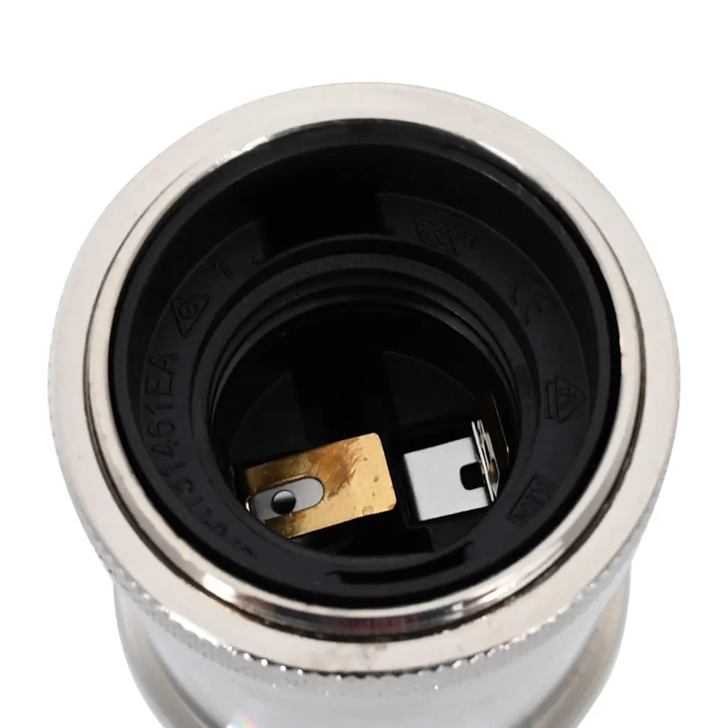 Portalampade 2 pz Nichel Satinato E27 CFW9805276
