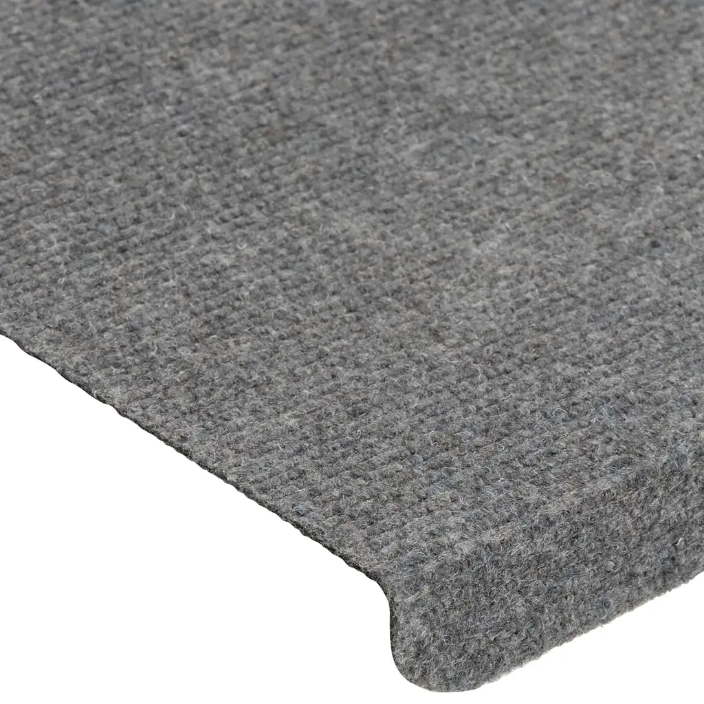 Tappetini Autoadesivi per Scale 15 pz | Gradini per Scale 65x24,5x3,5 cm Grigio
