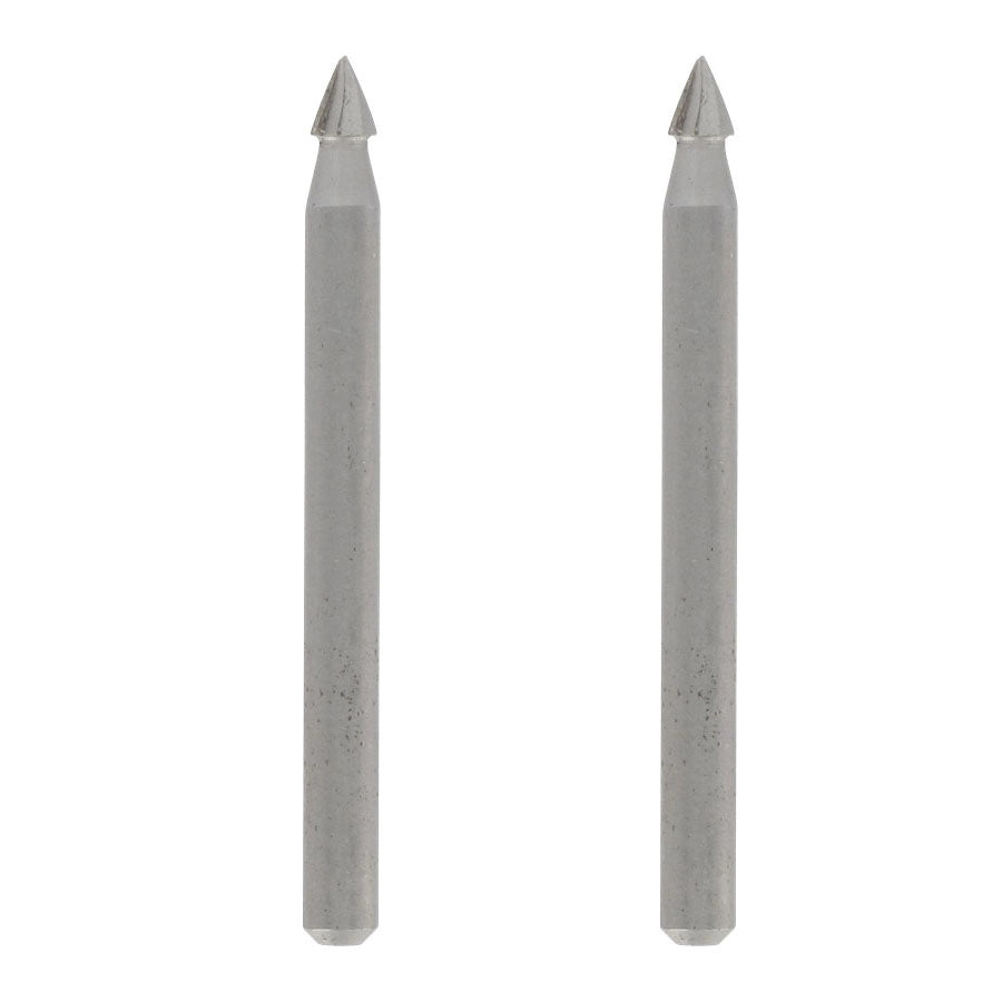 Frese per Incisione Dremel ad Alta Velocità Sferiche Cilindriche Triangolari Formato: Fresa triangolare Ø 3,2 mm - 118